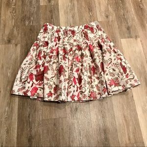 Isabella DeMarco Skirt, 100% Cotton A Line Floral